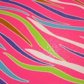 Nyomott mintás fürdőruha anyag - PINK